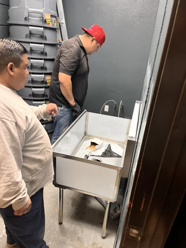 Commercial plumbing and sink installation in Woodhaven Downs