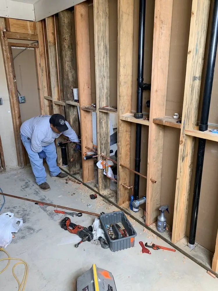 Commercial rough-in plumbing for Commercial Plumbing in Woodhaven Downs